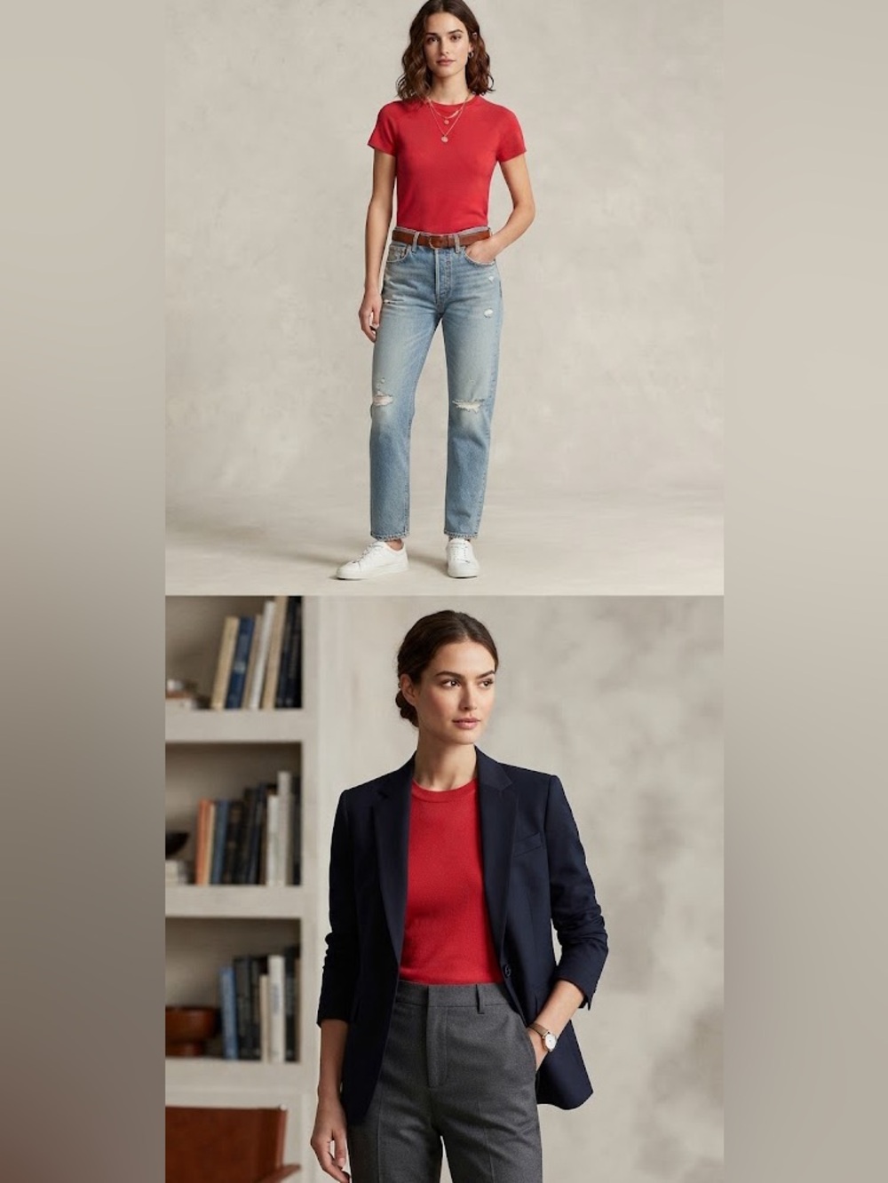 Georgia Armani short sleeve sweater